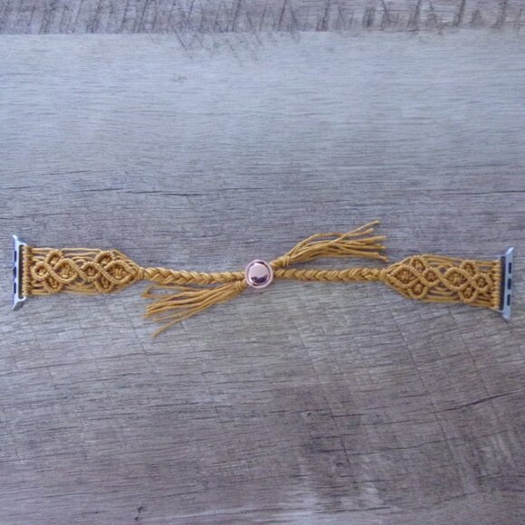 Accessories - 42/44mm Nylon Hand-Woven Watch Band Coffee